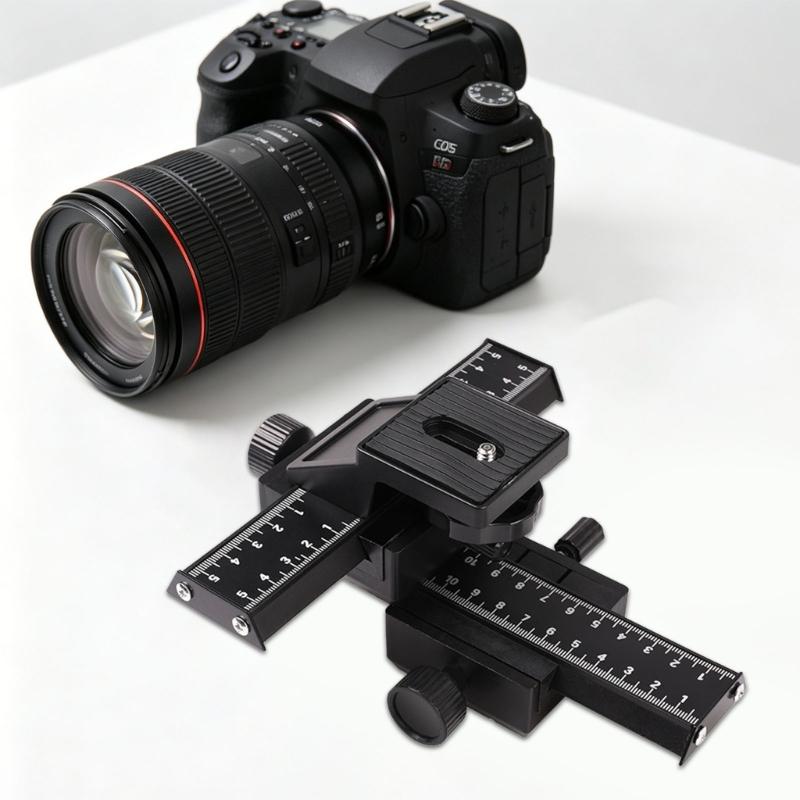 4 Way Macro Focusing Rail Slider 4 Way Macro Focusing Rail Slider for Close Up Shot Camera Slider Photography Part