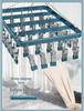 Aluminum Alloy Multi-Clip Drying Rack for Socks and Underwear