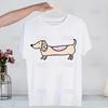Dachshund Teckel Funny Cute Dog Animal Funny T Shirt Men New Casual Short Sleeve Tshirt Homme Manga Unisex T-shirt Tees