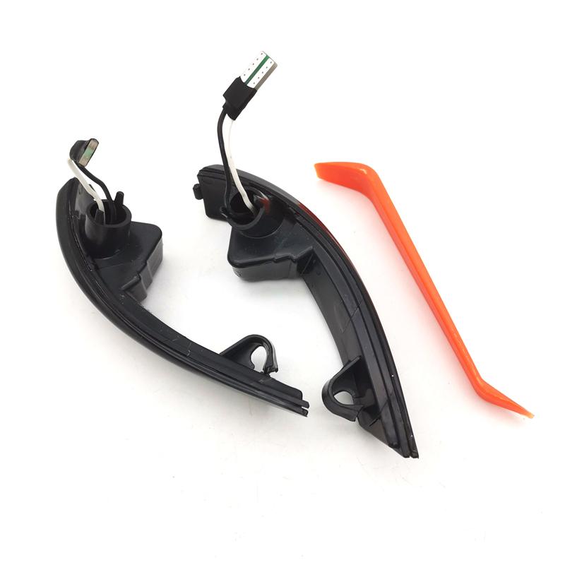 2x Dynamic LED Mirror Turn Signal Light Lamp For Ford Focus MK3 MK3.5 2011-2018