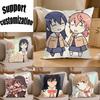 TTouko X Yuuu Anime Bloom Into You Square Sofa Pillow Cover Solid Color Living Room Home Decor Cushion Case