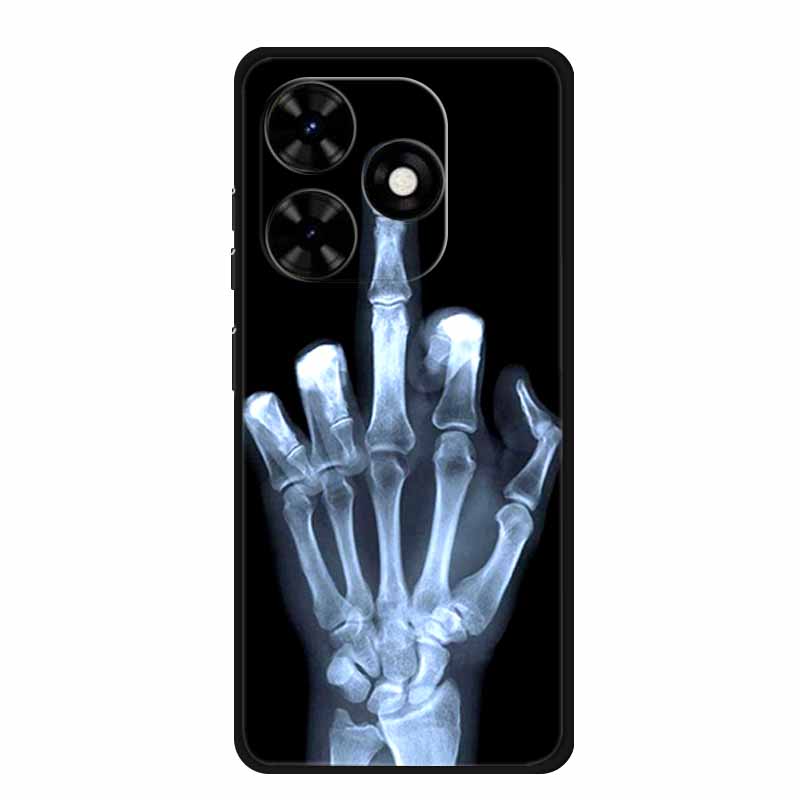 Case For Tecno Spark Go 2024 Animals Painted TPU Silicone Soft Phone Cover for Spark Go2024 BG6 Protector Wolf Shockproof Para