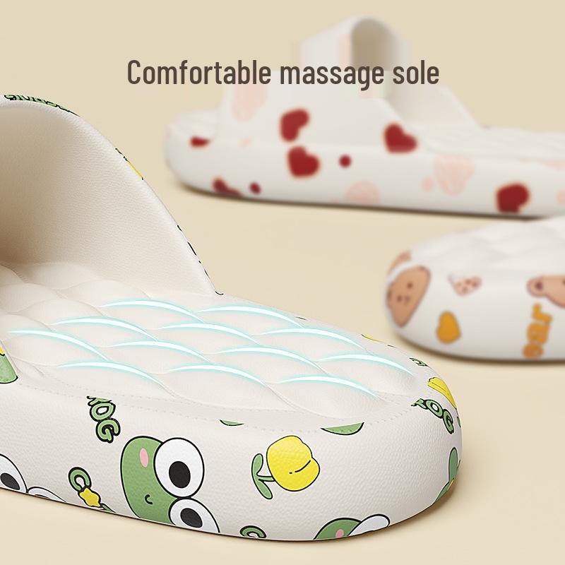 Unisex Summer Soft-Soled Slippers: Cushioned and Slip-Resistant for Home or Outdoor Wear