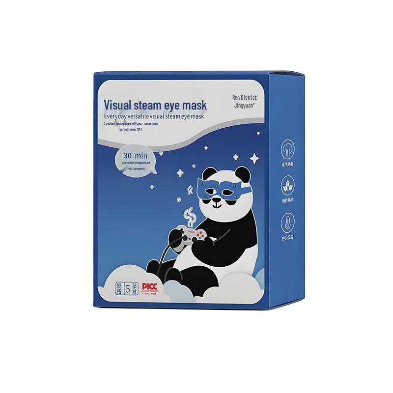 

Самонагревающаяся маска для глаз с открытыми глазами для снятия периорбитальной усталости Visible Steam Eye Mask