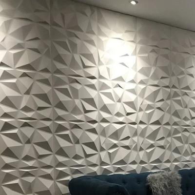 3D Wall Panel Mold Decorative 3D Wall Sticker Art Waterproof Wallpaper Home Decor with Diamond Design Wall Paper Restaurant