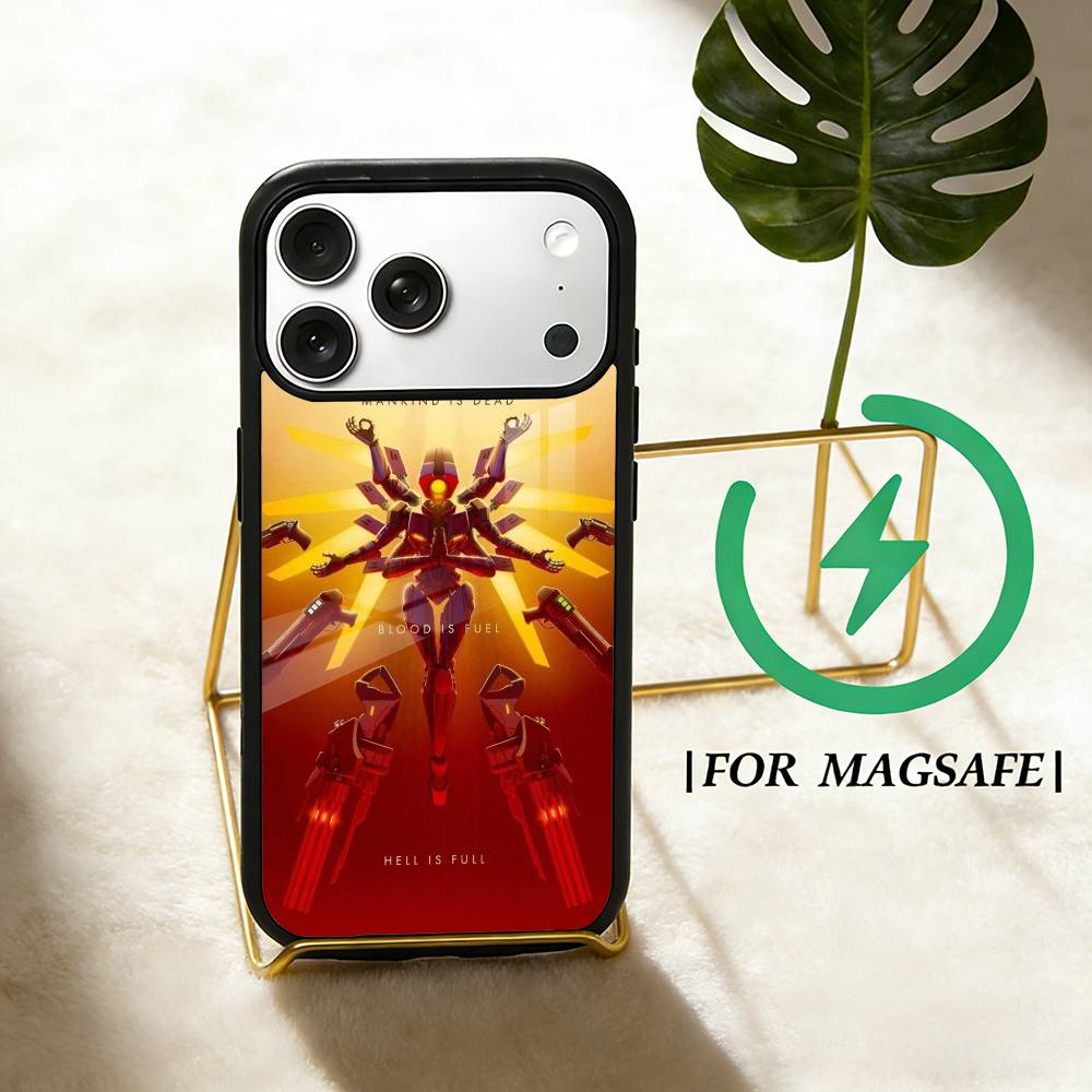 U-ULTRAKILL the world looks red Phone Case For iPhone 17,16,15,14,13,12,Plus,Pro,Max For Magsafe Magnetic Wireless Charge