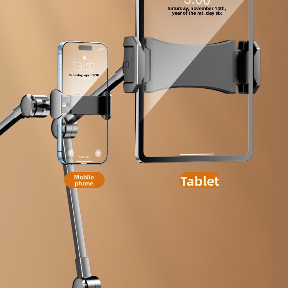 Stable Base Telescopic Phone Stand 360° Rotate Desktop Phone Holder Tablet Stand Live Learning