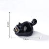 5Pcs Halloween Black Cat Ornament Mini Figurines Miniature Resin Cute Kitten Micro Landscape Crafts Ornaments Desktop Decoration