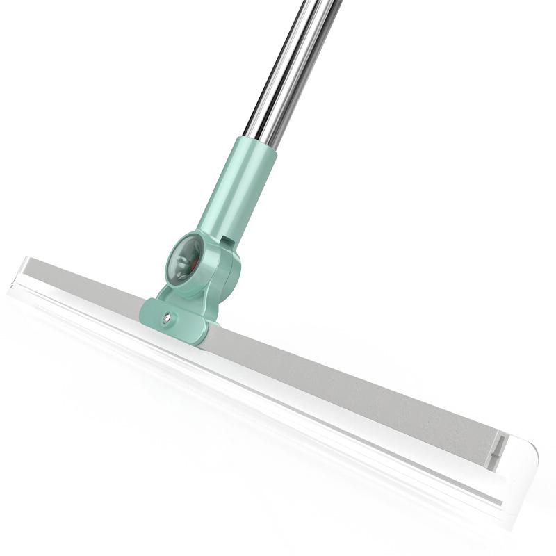 Dual-Use Silicone Squeegee Broom for Dry & Wet Cleaning