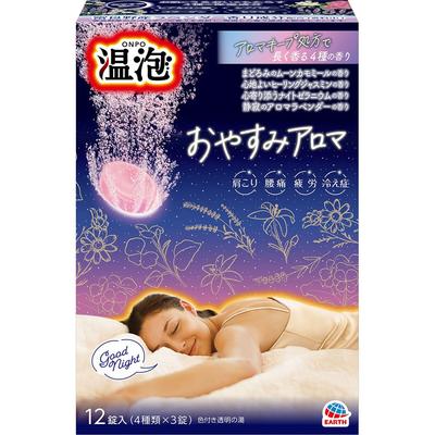 Teplá Bublinková Dobrou Noc Aroma 12 Tabletek Earth Pharmaceutical