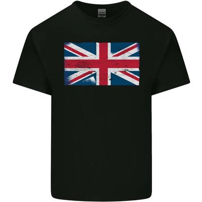 Distressed Union Jack Flag Great Britain Mens Cotton T-Shirt Unisex T-Shirt