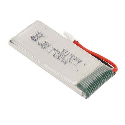 3.7V 800mAh LiPo Battery 25C Rate RC Model Airplane Lithium Battery With XH2.54 Plug for F181 F163 H12C Quadcopter