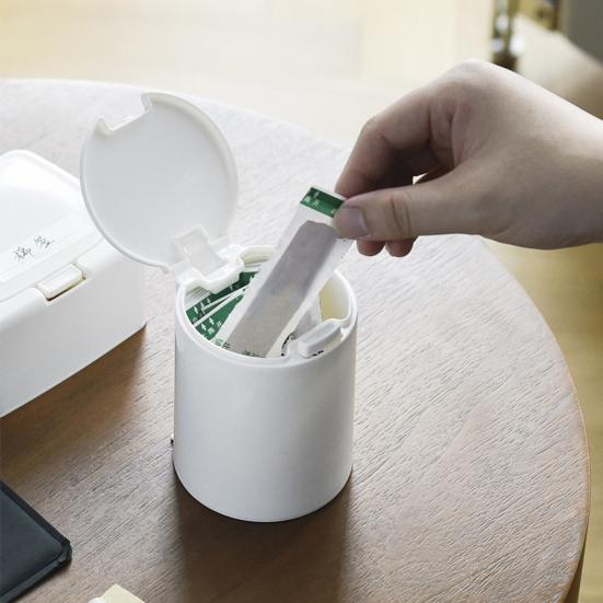 5 Stück Mini-Aufbewahrungsboxen Schubladen-Aufbewahrungsbox mit Pop-Up-Deckel Schreibtisch-Aufbewahrungsorganizer für Büro, Zuhause, Aufbewahrung kleiner Gegenstände