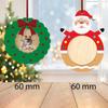 With Hanging Ropes Picture Ornaments for Christmas Tree DIY Xmas Tree Decorations New Photo Frame