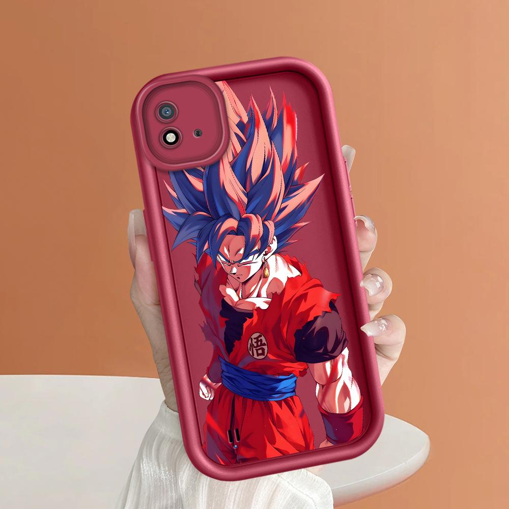 Soft Silicone Square Ladder Printing Pattern Phone Casing Full Cover Camera Shockproof Protection Rubber Case for OPPO Realme