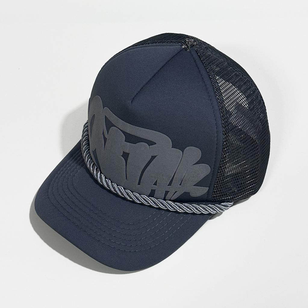 Syna Marca Trendy Ricamo Lettere Rete Cappellino da Baseball Per Uomo e Donna Versatile Traspirante Cappellino Protezione Solare Coppia Tendenza Moda
