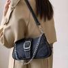 Premium Feeling Cowboy Canvas Bag Women 2025 New Hundred Chain Armpit Shoulder Bag