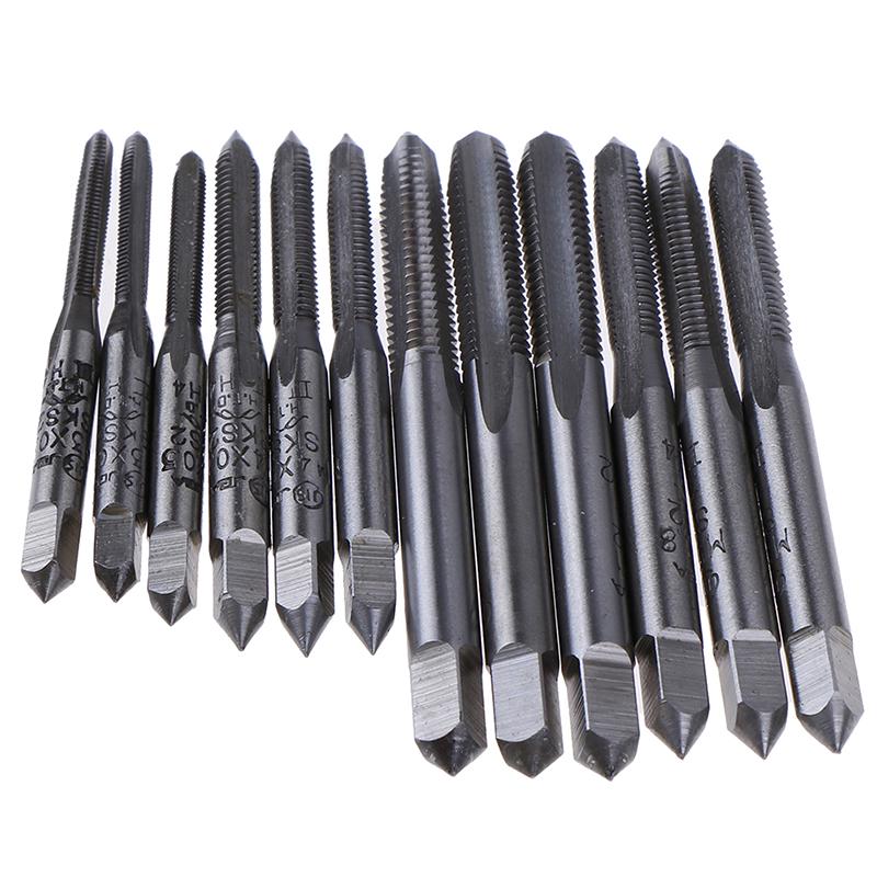 3Pcs/Set M3/M4/M5/M6 HSS Machine Hand Screw Thread Metric Plug Tap Tool Kit 3Pcs/Set M3/M4/M5/M6 HSS Machine Hand Screw Thread Metric Plug Tap Tool Kit