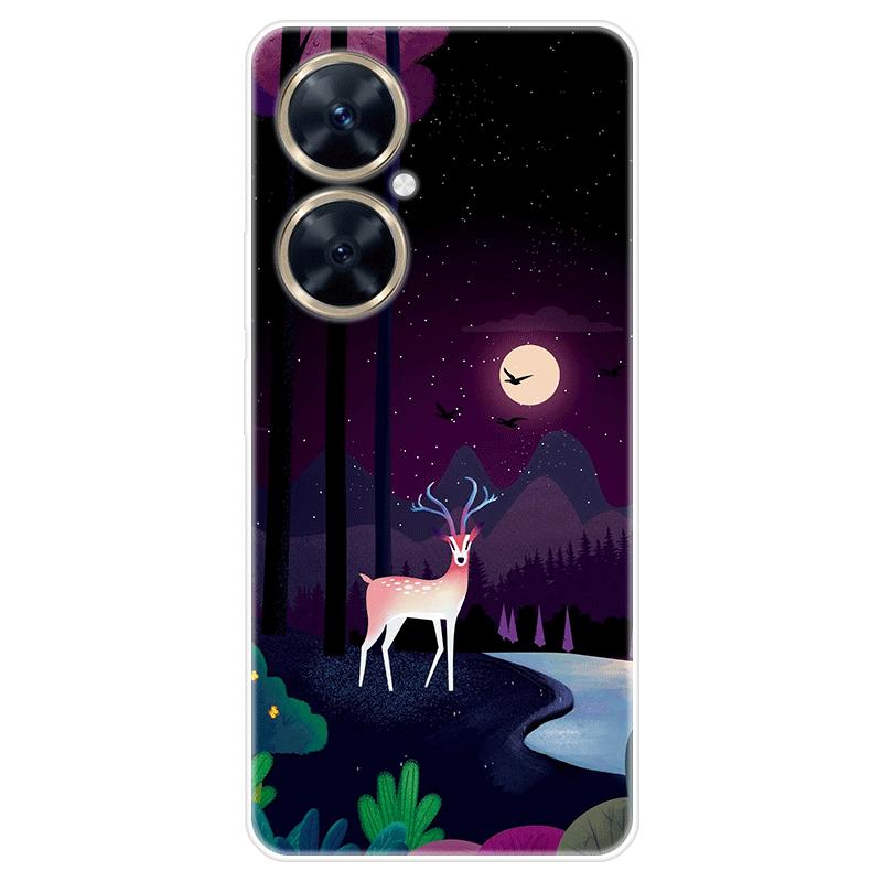 

Для Huawei nova 11i nova11i чехол Мягкая силиконовая задняя крышка модный чехол для телефона с мультяшным рисунком For Huawei nova 11i