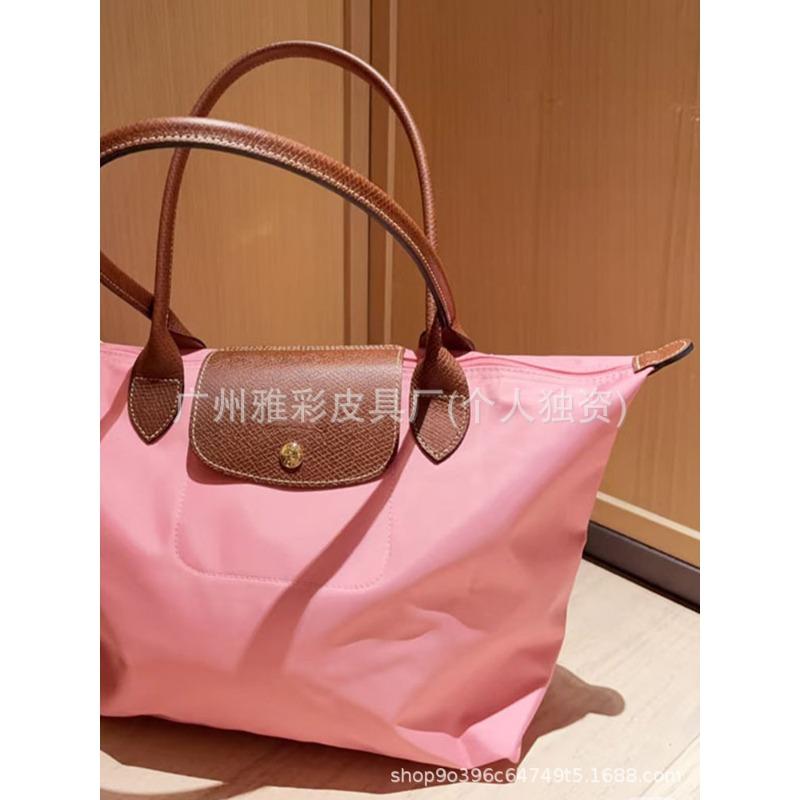 High Quality Dragon Inlaid Bag Week Commemorative Embroidered Dumpling Bag Nylon Handbag Large Capacity Shoulder Tote Bag