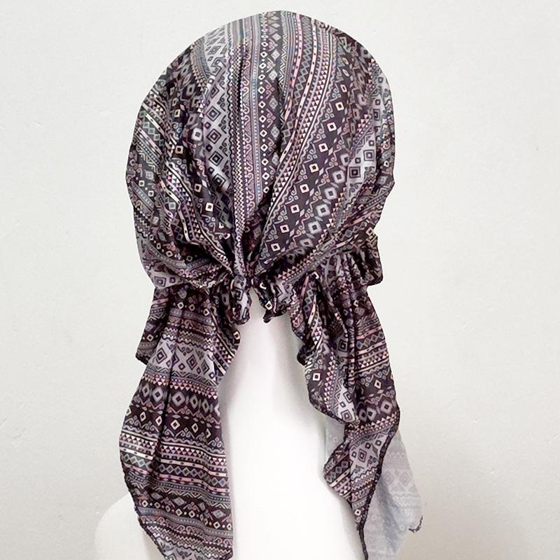 European & American Style Headscarf Hat: Fashionable, Thin Pirate Hat for Women.