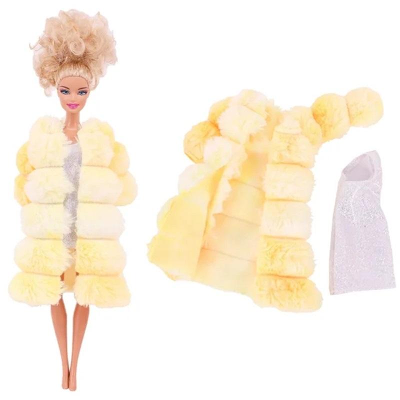 

3PcsPlush 30cm Girl Doll Clothes Coat Jacket Dress Skirt Pants Clothing Accessories Toy for s Cuddly Stuffed Fluffy Huggable Kawaii Comfort Adorable