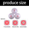 Pack Of 3 Clear Hole Cutter Dust Covers 11mm 18mm 22mm Inner Diameter Dust Bowl For Enhances Safety Debris Monitoring