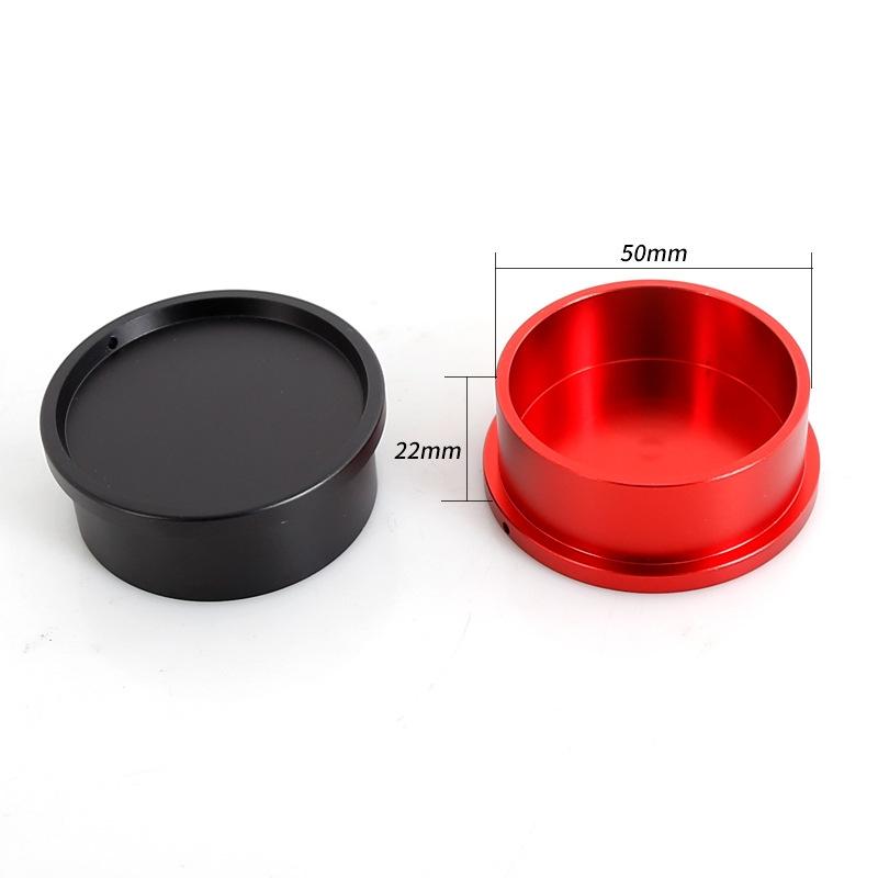 Agnicy 2 Inches Metal Focusing Seat Dust Cover Insertion Type with Hanging Cord Astronomical Telescope Accessories Black Red