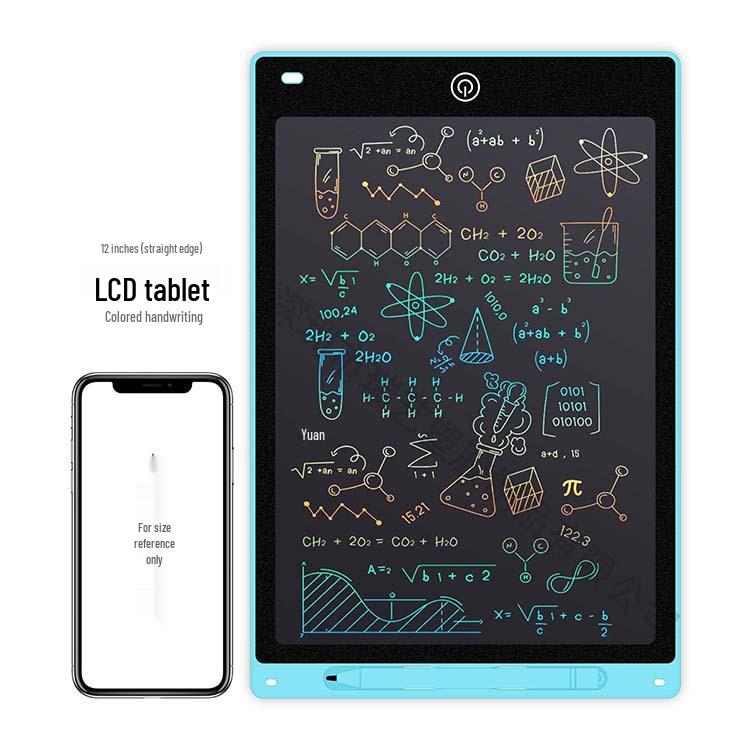 LCD Writing Tablet: 8.5/10/12 Inch Electronic Drawing & Painting Board for Kids - Hand-drawn & Blackboard Style.