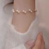 Baroque Natural Freshwater Pearl Beaded Bracelet Women's High-end Sense Light Luxury Niche Design Sense Versatile Jewelry
