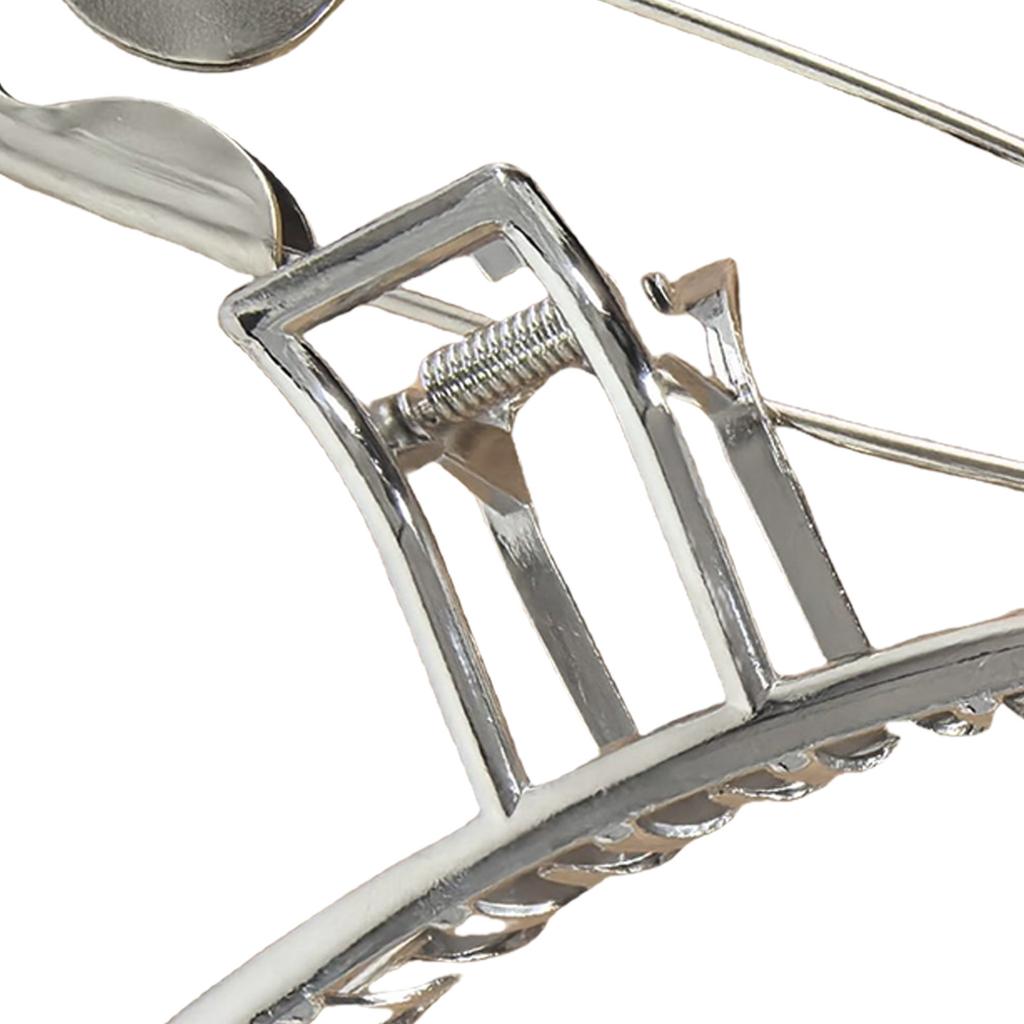 Y2K Metallic Hair Clip With Cross and Coold Pin Design For Various Hairstyle Party Daily Use Anime Fashion Accessories