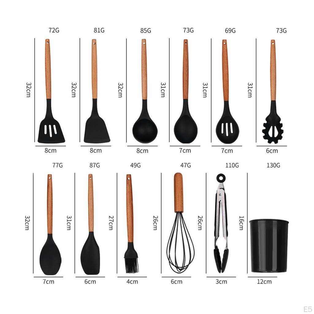 35 Pieces Multifunctional Kitchen Gadgets Cookware Set Whisk with Holder for Professionals