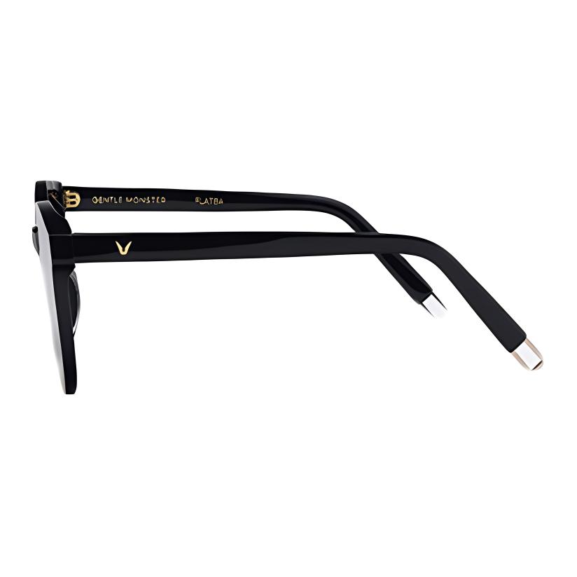 Gentle Monster Blackpeter Sunglasses UV Protection Oval Shape Unisex Sunglasses BLACKPETER01