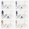 15cm Höhe Kunststoff/plastisch DIY Kombinationsfigurenmodell-Set für Heimdekoration