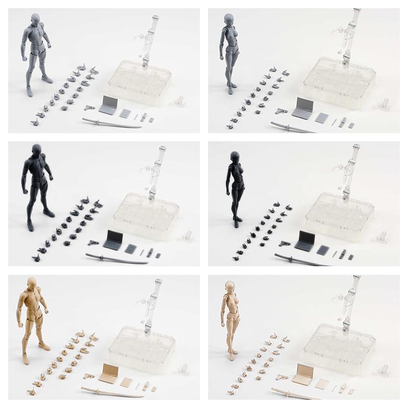 15cm Höhe Kunststoff/plastisch DIY Kombinationsfigurenmodell-Set für Heimdekoration