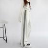 2024 Women's Autumn Loose Straight-Leg Sweatpants with Side Stripe Trend