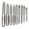 Set di Maschi e Filiere Manuali 12/20 Pezzi M3-M12 Conico Dritto Strumenti di Foratura Portatili per Compiti di Foratura su Acciaio Inossidabile