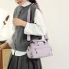 Multi Pocket Nylon Handbag Casual Crossbody Bag for Women