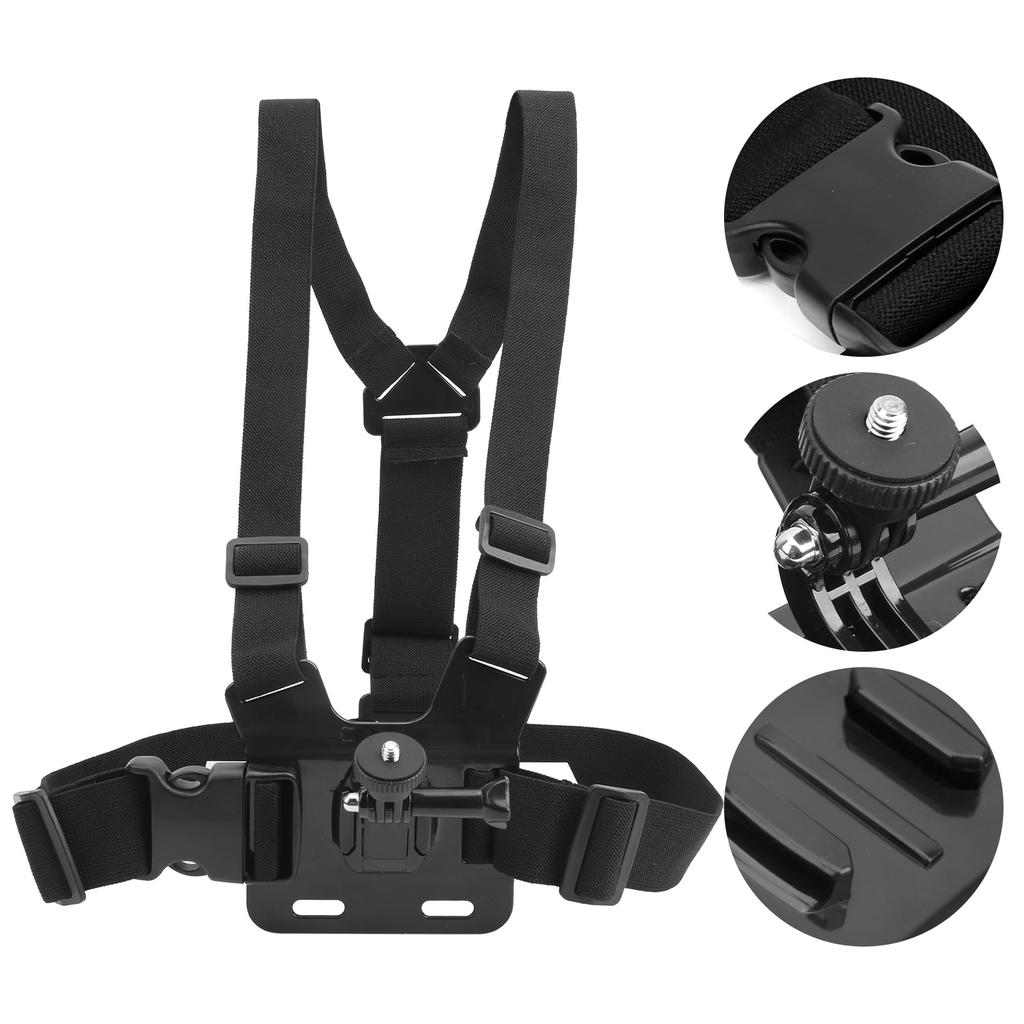 Nylon Chest Strap Mount Belt Adjustable Outdoor Elastic Fit for Osmo Pocket 1 2 Camera
