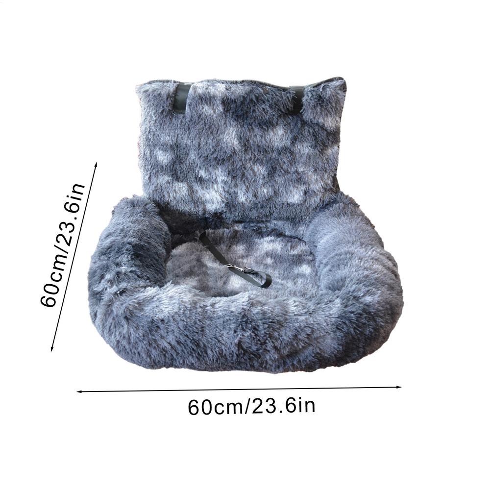 Puppy Car Seat Soft cloth Dog Booster Non-slip Detachable Design Automobile Interior Accessories For Daily Commuting Vet Visits