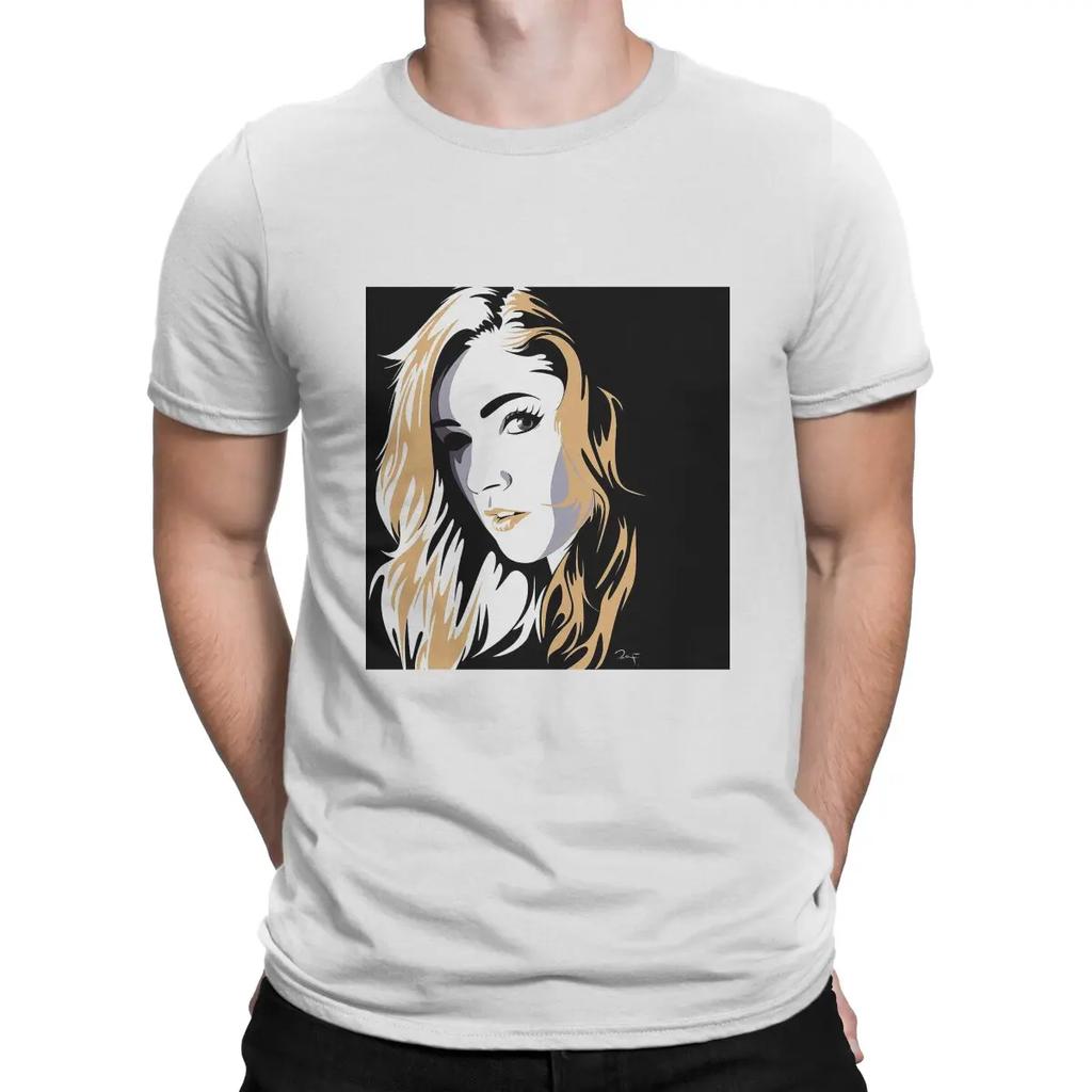 Chrissy T Shirts Men Pure Cotton Vintage T-Shirts Round Neck Chrissy Costanza Tee Shirt Short Sleeve Tops