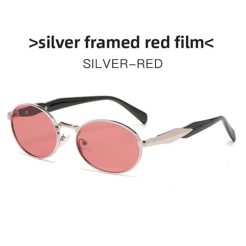 Fashion Oval Sun Glasses With Uv400 Protection For Stylish Outdoor Wear
