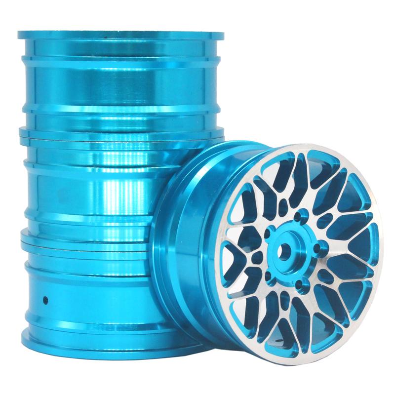 Replacement Aluminum Alloy Metal Wheel Rim Hub Upgraded Repair Parts For 1:10 Tamiya Tt-01 Tt-02 Xv-01 Hsp Hpi Rc Car Wheel
