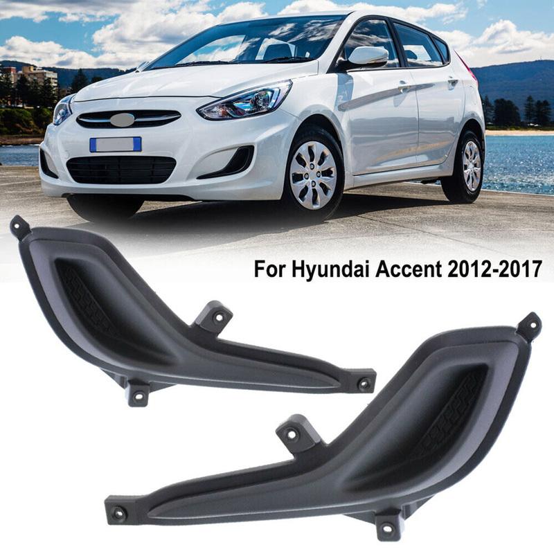 Front Bumper Fog Light Hole Cover LH&RH Sides 865641R000 HY1039111 For Hyundai Accent 2012-2017 For Sport Value Edition