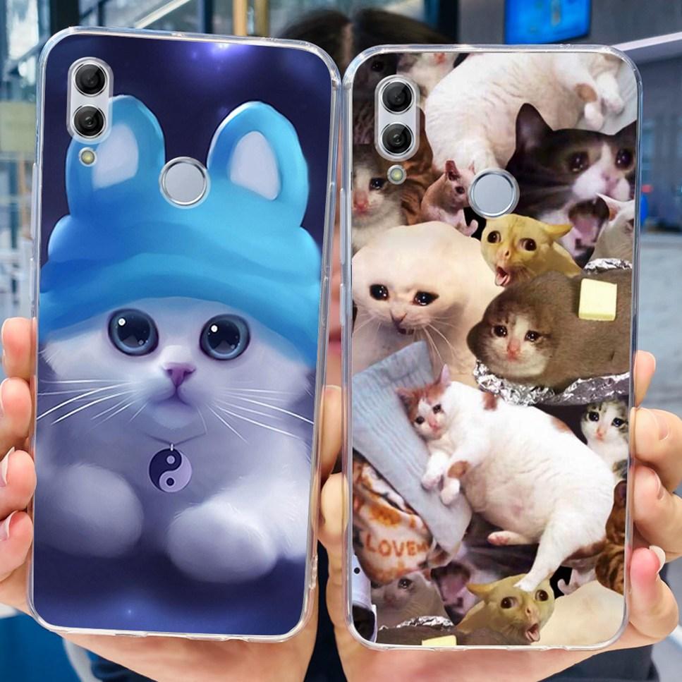 For Honor 10 Lite HRY-LX1 Case Luxury Flower Love Soft TPU Silicone Clear Cover For Huawei Honor 10Lite 6.21" Phone Case Fundas