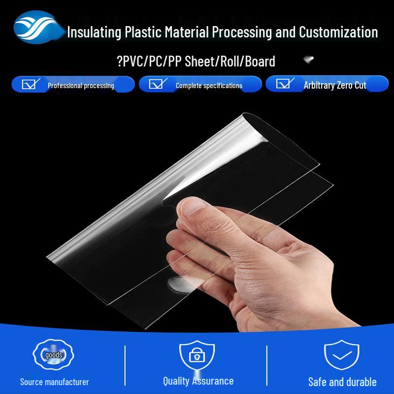 

Transparent and Black Polyethylene Wear-Resistant Sheet - Durable PE1 Plastic Baffle Board. PP Material