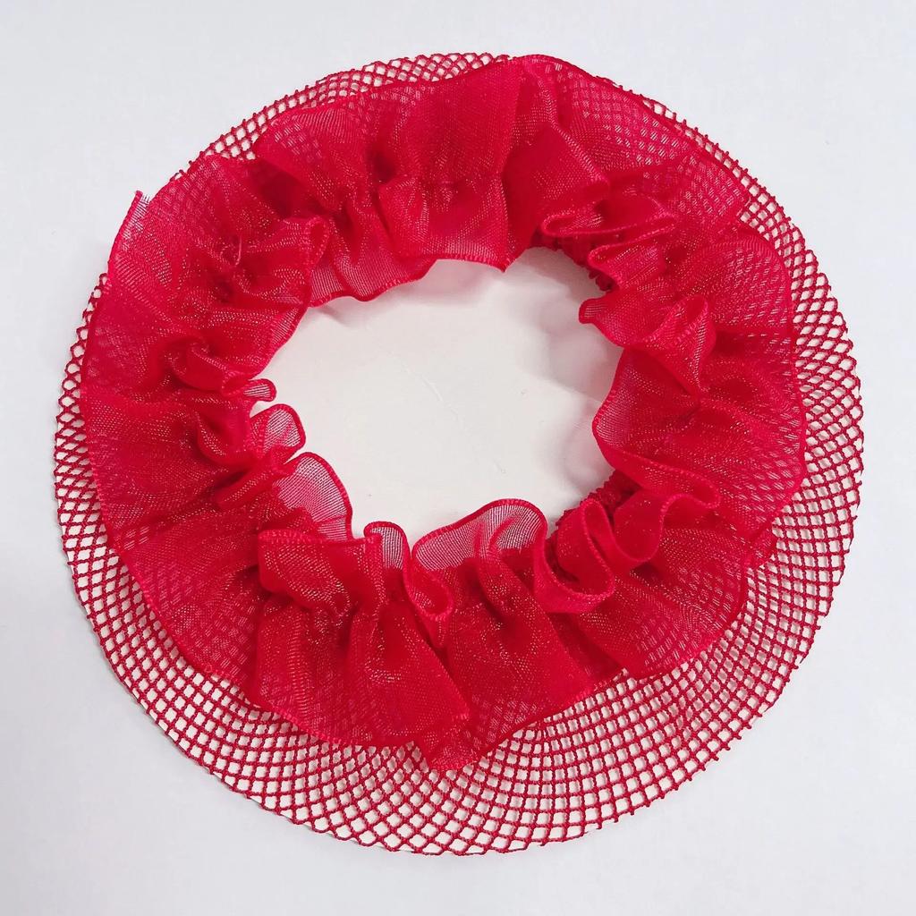 Schöne Duttabdeckung Snood Damen Haarnetz Ballett Tanz Eislaufen Häkeln Fanchon Strass Styling Kopfschmuck Zubehör
