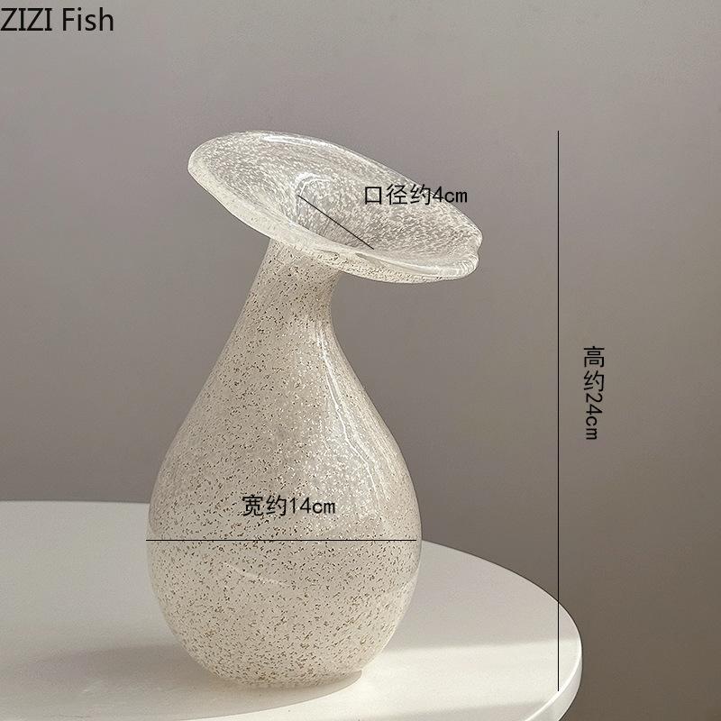 

Креативная прозрачная стеклянная ваза во французском романтическом стиле, гидропонная ваза, поделки, украшение, цветочная композиция, современный домашний декор, искусство