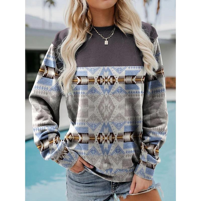 

BITCED Women s Fashion Casual Long Sleeve O-Neck Hoodies & Sweatshirts XXXXXL сірий колір