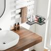 Bathroom Corner Shelf Bathroom Corner Soap Holder Rustproof Household Organization For Kitchen Bedroom College Dorm Apartment